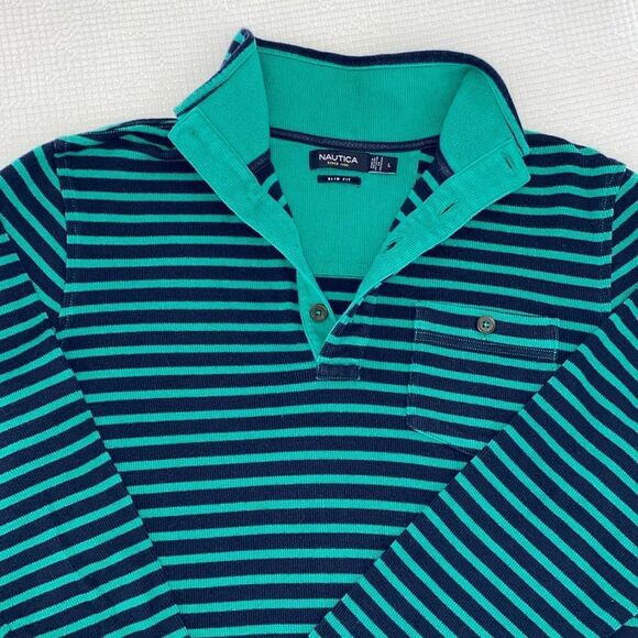 Nautica Other - Nautica Casual Striped 4 buttons Long Sleeve Shirt
